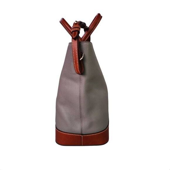 Dooney & Bourke Chelsea Pebble Grain Leather Shopper Tote Bag - Picture 3 of 10